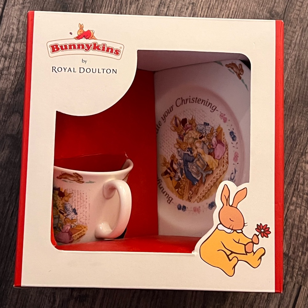 Royal Doulton Bunnykins Story Plate Set